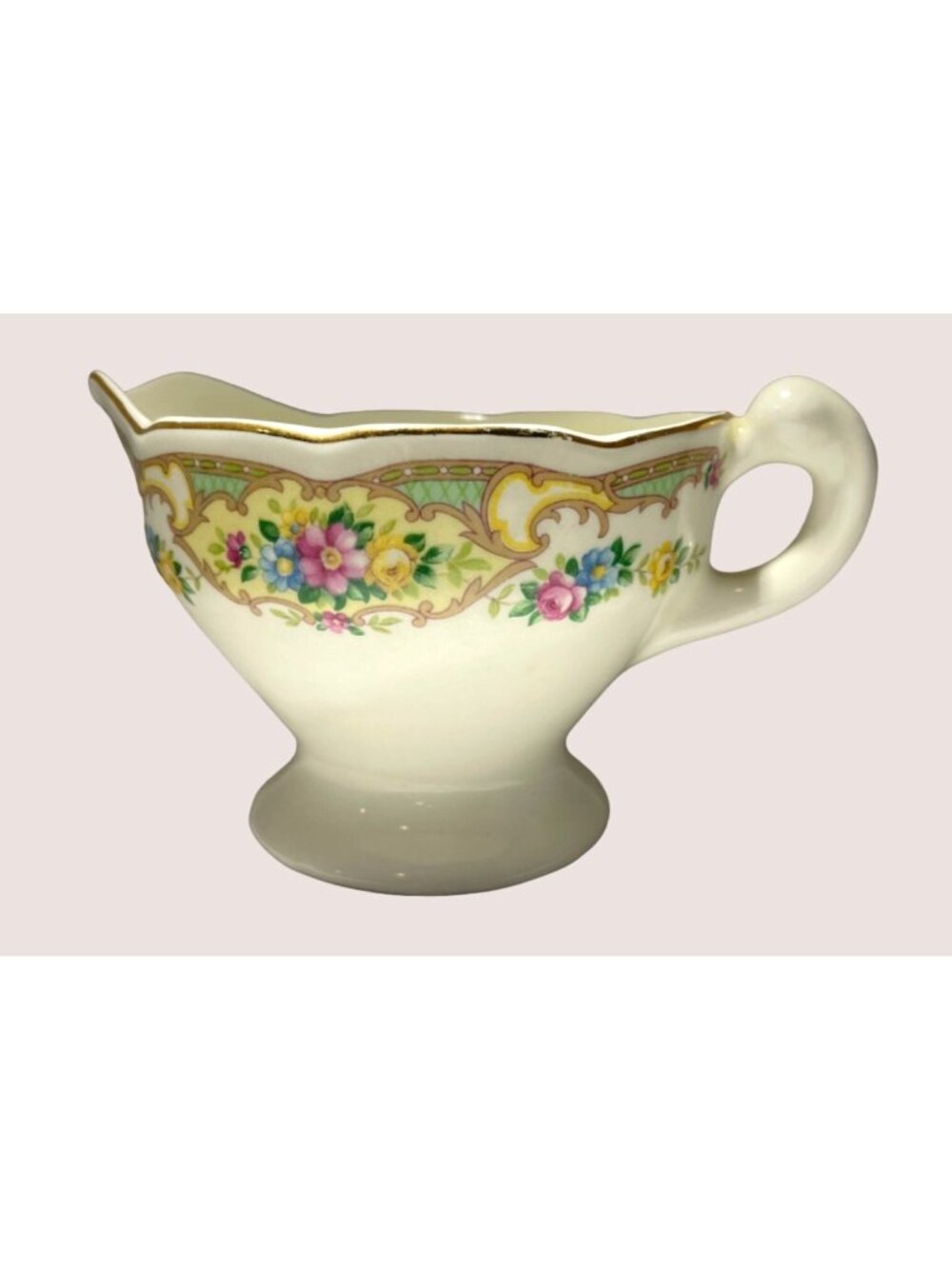 Mount Clemons Footed Mildred Creamer Vintage